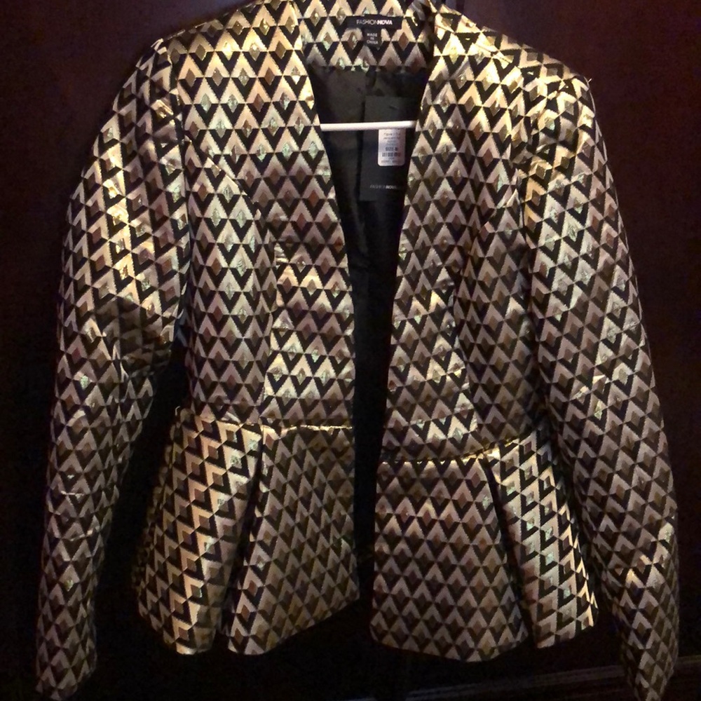 Jacket with mini skirt